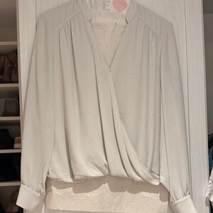 Elegant Cream Women's Top